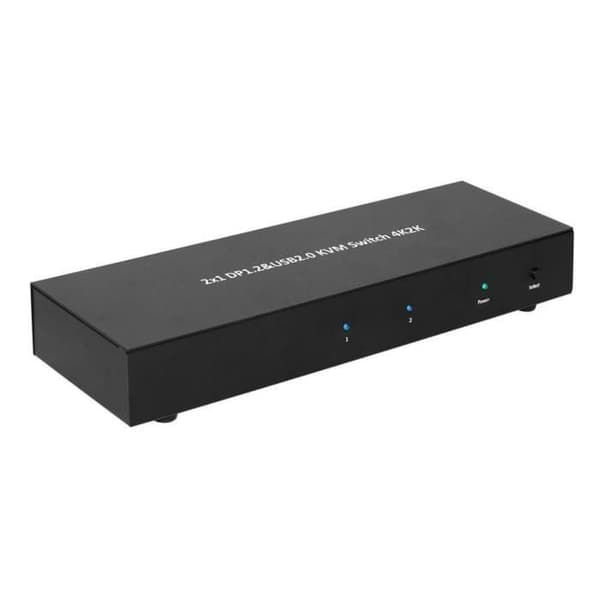 DISPLAYPORT &amp; USB 2 TILL 1-VÄGS KVM-SWITCH 4K2K MICROCONNECT W125660967