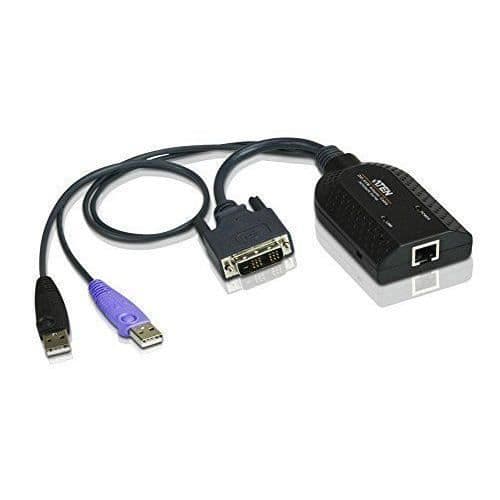 ATEN Cat5 DVIUSB virtuell media KVM-modul - KA7166