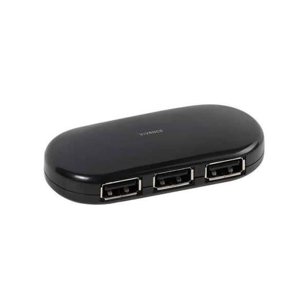 USB HUB 4 portar USB 2.0 VIVANCO High Speed