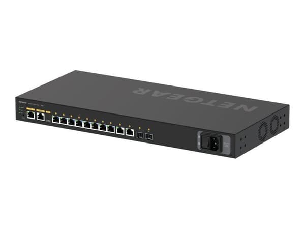 Switch - NETGEAR - M4250-10G2F-PoE+ - 10 x 10/100/1000 - 2 x Gigabit SFP - PoE+ 125W