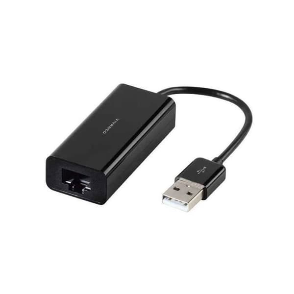 HUB USB 2.0 hög hastighet 4 USB-portar VIVANCO 36660 (Svart)