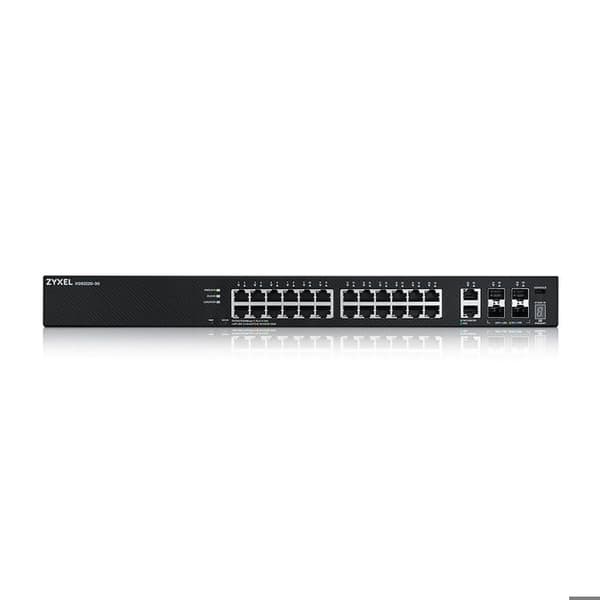 Switch - ZYXEL - XGS2220-30 - 24 portar - 6 10G uplink - L3 Access och stapling