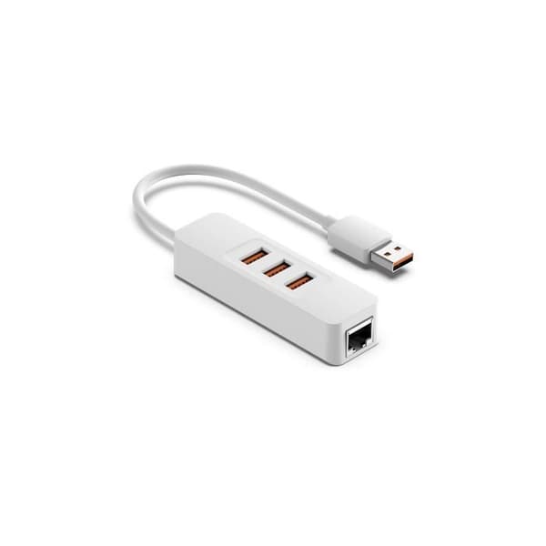 Xiaomi YHEMI MU704 USB Gigabit LAN/Hub, 4 i 1 USB HUB, USB3.0*3, RJ45 1000M*1, Stöder Windows- och Mac OS Linux.