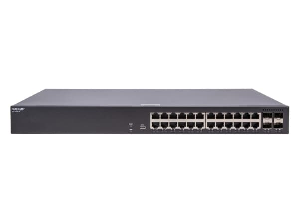 RUCKUS Networks ICX8100-24, hanterad, Gigabit Ethernet (10/100/1000), Rackmontering, 1U