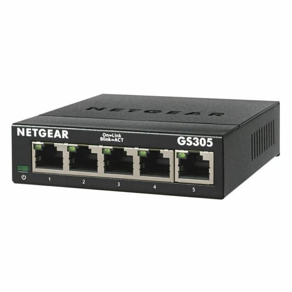Switch Netgear GS305-300PES 10 Gbps Svart