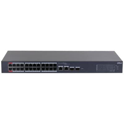 Dahua Technology DH-CS4226-24ET-240 -verkkokytkin, hallittava L2 Gigabit Ethernet (10/100/1000), Power over Ethernet (PoE), musta musta