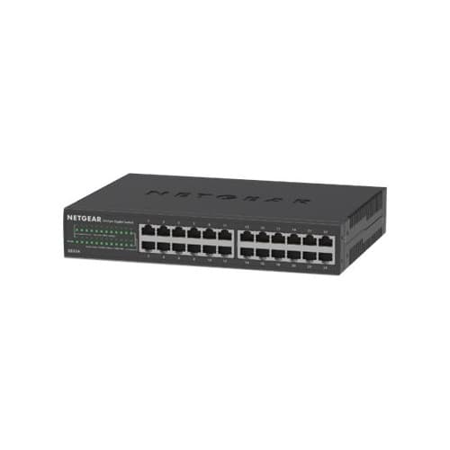 NETGEAR GS324v2 - switch - 24 portar - ohanterad - rackmonterbar