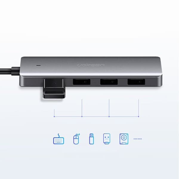 Ugreen USB 3.0 4-portshubb