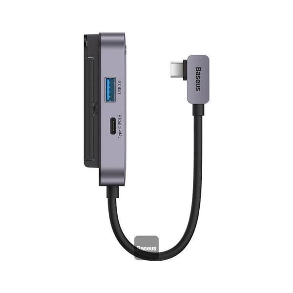 USB-C 6-i-1 Hub Adapter - BASEUS - PadJoy - HDMI 4K - USB 3.0 - 100W Laddning