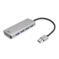 Miniatyrbild 1 av 4: ACT USB-A Hub | 4x USB-A | 5 Gbps | USB-C strömport | aluminium | kabellängd 12 cm