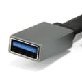 Miniatyrbild 3 av 4: Conceptronic HUBBIES 01G, USB 3.1 (3.1 Gen 2) Typ-C, USB 2.0, USB 3.0 (3.1 Gen 1) Typ-A, 5000 Mbit-s, Grå, Kina, 40 mm