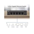 Miniatyrbild 3 av 4: ACT nätverksswitch - 5 portar - Gigabit Ethernet - metallisk design