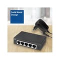 Miniatyrbild 2 av 4: ACT nätverksswitch - 5 portar - Gigabit Ethernet - metallisk design