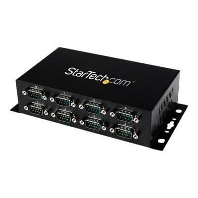USB till 8-portars DB9 RS232-adapter - Seriell nav - 8-portars RS232 seriell nav - Vägg- och DIN-skena montering - ICUSB2328I