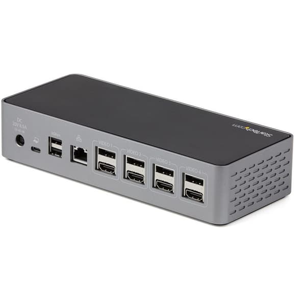 USB-C-docka - Startech - DK31C4DPPDUE - 4 portar - 10 Gbit/s - Fyrdubbel skärm