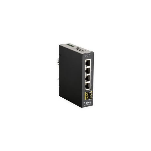 Ethernet-switch - D-Link - DIS-100G-5SW - 4 portar - Icke-hanterad - Modulär Svart
