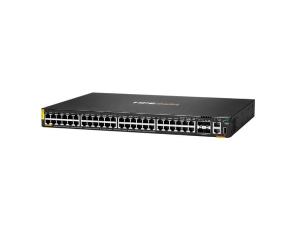 HPE Aruba Networking CX 6200F 48G Class 4 PoE 4SFP 370W Switch - Switch - max. staplingsavstånd 10 kms - L3 - Administrerad - 48 x 10/100/1000 (PoE+)