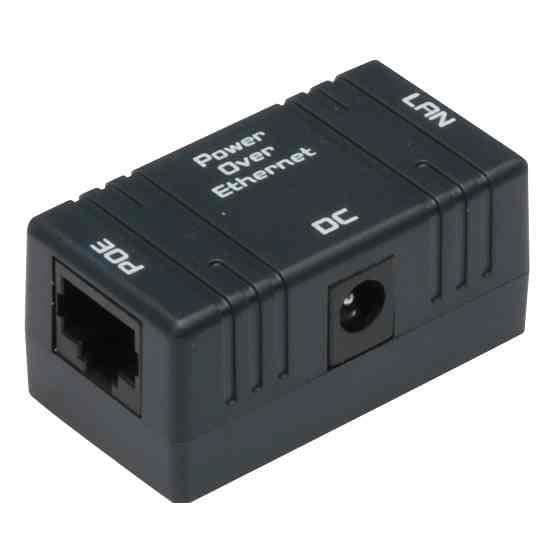 Passiv PoE injektor 2 RJ45 honportar svart - DIGITUS