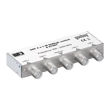 Wentronic Diseqc 2.0 4 input/1 output switch