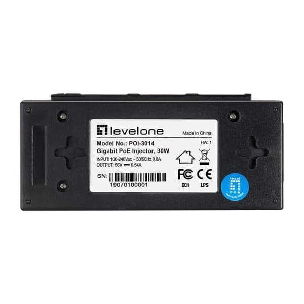 LEVELONE POI-3014 POE ADAPTER OCH INJEKTOR SNABB ETHERNET, GIGABIT OCH