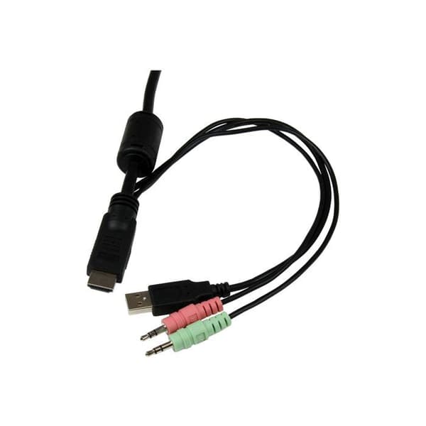 KVM-switch - STARTECH - 2 portar - USB - HDMI - Inbyggt ljud