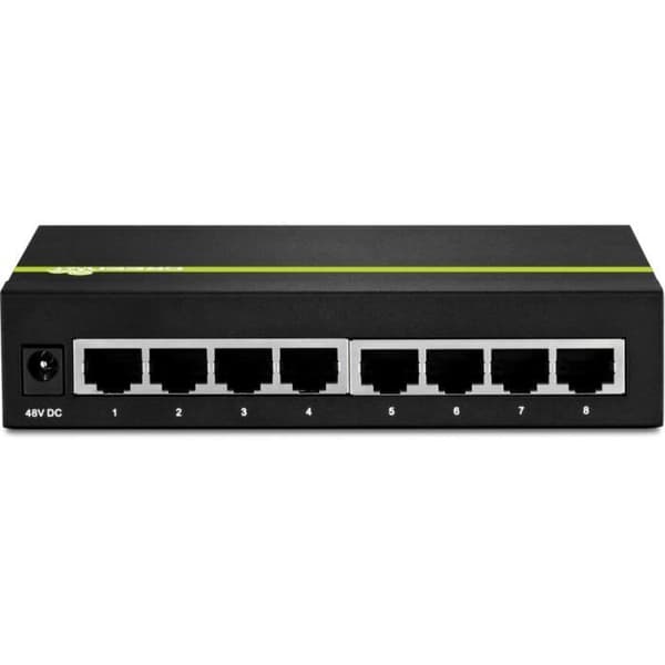 TRENDNET - TPE-TG44G - 8-portars Gigabit PoE+ GREENnet Switch