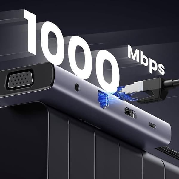 HUB USB-C - Ugreen - 10en1 - Snabbladdning 100W - 4K HDMI - 10 portar