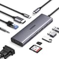 Miniatyrbild 1 av 6: HUB USB-C - Ugreen - 10en1 - Snabbladdning 100W - 4K HDMI - 10 portar