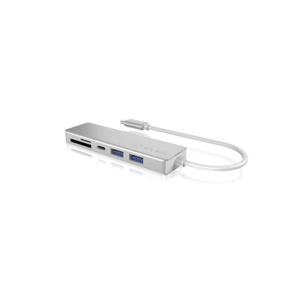 USB-hubb - ICY BOX - IB-HUB1413-CR - USB 3.0 Typ-C - 3 portar - Aluminium Silver