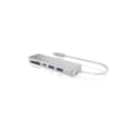 Miniatyrbild 4 av 4: USB-hubb - ICY BOX - IB-HUB1413-CR - USB 3.0 Typ-C - 3 portar - Aluminium Silver