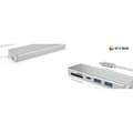 Miniatyrbild 2 av 4: USB-hubb - ICY BOX - IB-HUB1413-CR - USB 3.0 Typ-C - 3 portar - Aluminium Silver
