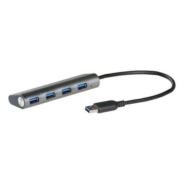 USB-hub - I-TEC - Metall - 4 portar USB 3.0 - Extern - PC, Mac