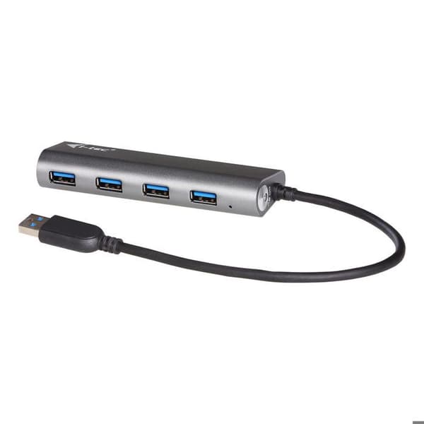 USB-hub - I-TEC - Metall - 4 portar USB 3.0 - Extern - PC, Mac