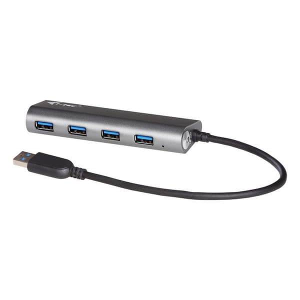 USB-hub - I-TEC - Metall - 4 portar USB 3.0 - Extern - PC, Mac