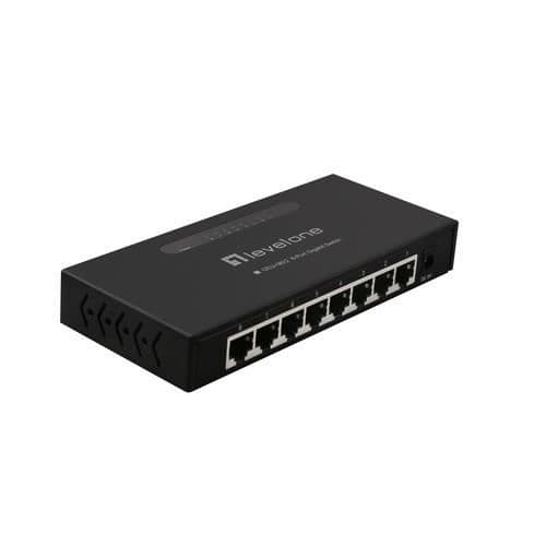 Switch - LEVELONE - GEU-0822 - 8 portar - Gigabit Ethernet - Ohanterad