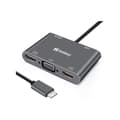 Miniatyrbild 1 av 4: SANDBERG USB-C DOCK 2XHDMI+1XVGA+USB+PD (136-35)