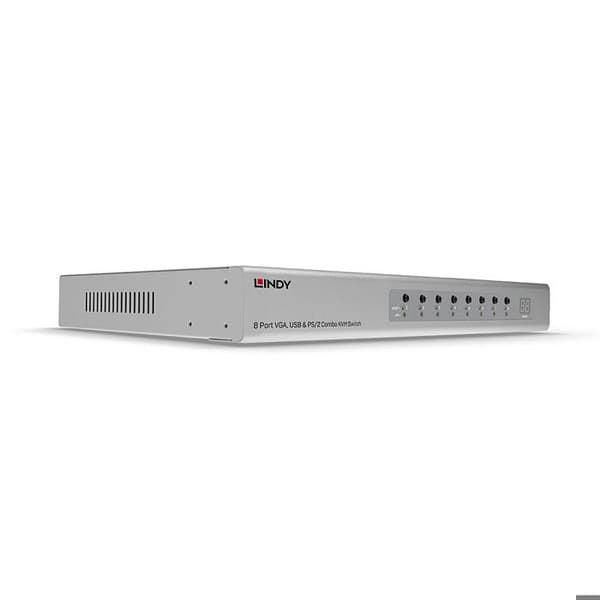 VGA, USB OCH PS/2 Combo KVM Switch, 8 portar