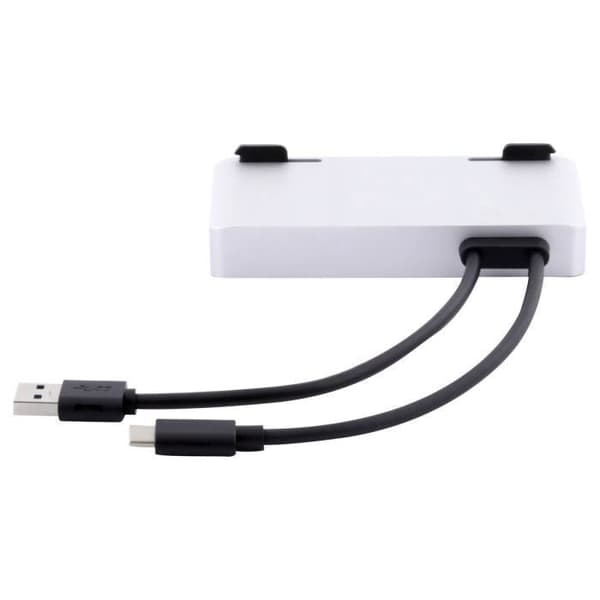 USB-C-hubb - LMP - Anslutningshub - 7 portar - Diskret fäste - Silver