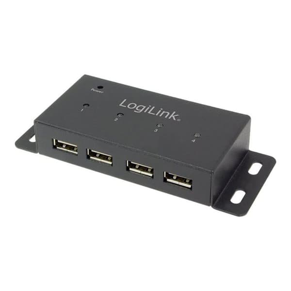 LogiLink UA0141A USB 2.0 Hub Svart
