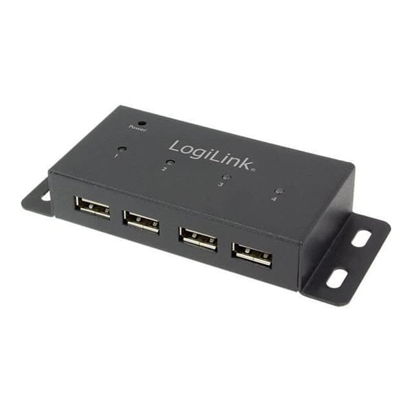 LogiLink UA0141A USB 2.0 Hub Svart