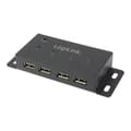 Miniatyrbild 1 av 2: LogiLink UA0141A USB 2.0 Hub Svart