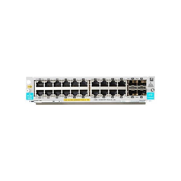 HPE ARUBA - Expansionsmodul - Gigabit Ethernet (PoE+) x 20 + Gigabit Ethernet / 10 Gigabit SFP+ x 4