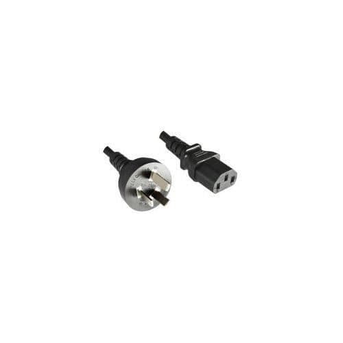 GENERISK 5712505520437 - KVM SWITCH - Nätsladd Kina - C13 1,8m Typ I till C13, Svart H05VV-F 3x0,75mm2, med CCC, RoHS