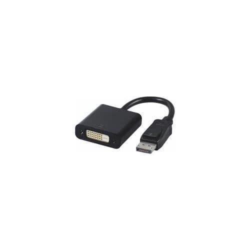 GENERISK 5712505822234 - KVM SWITCH - Active Adapter DP - DVI-D M-F DisplayPort - DVI-D 24+1 M-F Svart, upplösning: 1920 x