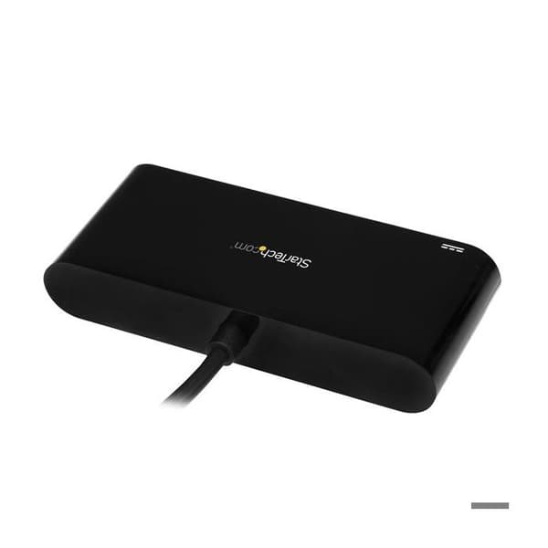USB 3.0-hub - STARTECH - 3 portar - Gigabit Ethernet - Power Delivery - Kompakt och bärbar