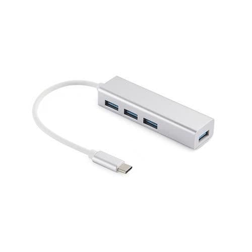 Hub USB - Sandberg - 336-20 - 4 portar USB 3.2 Gen 1 - Aluminium - USB-C