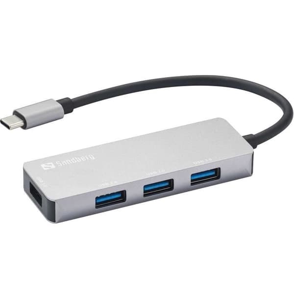 SANDBERG 336-32 USB 3.2 GEN 1 (3.1 GEN 1) TYPE-C 5 HUB &amp; KONCENTRATOR