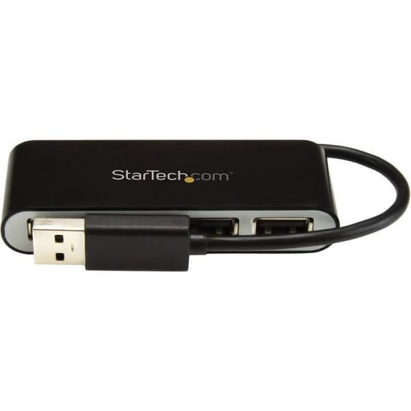 USB 2.0-hubb - STARTECH.COM - ST4200MINI2 - 4 portar - Integrerad kabel - Kompakt och lätt