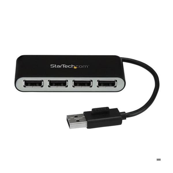USB 2.0-hubb - STARTECH.COM - ST4200MINI2 - 4 portar - Integrerad kabel - Kompakt och lätt