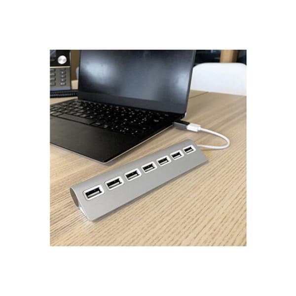 Adaptör och omvandlare Tnb HUB USB 7 PORTAR USB-A 2.0 ALUMINIUM